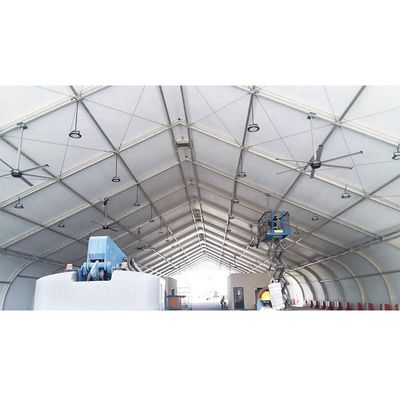 건설 현장의 천장 팬 환기 3.6m 높은 부피 1500W 220V 10ft HVLS 팬