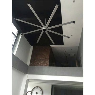 건설 현장의 천장 팬 환기 3.6m 높은 부피 1500W 220V 10ft HVLS 팬