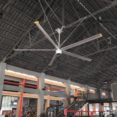 영구 자석 동시 220v 380v HVLS 열기 14ft 16ft 7.3m 냉각