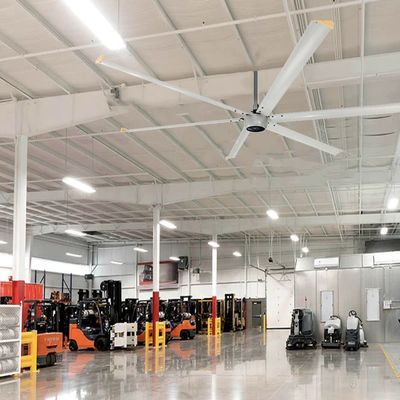 220V 1500w 12ft 14ft 16ft 산업 브러쉬리스 AC HVLS 천장 냉각 Bldc PMSM 팬 모터