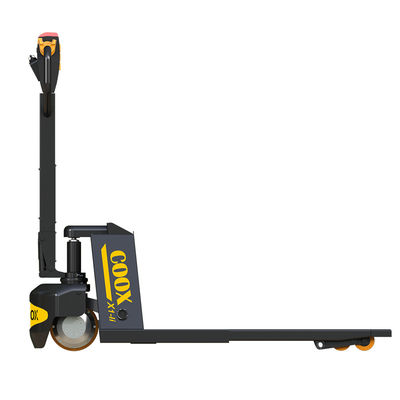 2000kg 전기 팔레트 트럭 창고 550mm 포크 너비 80mm 미니 들어올림 높이