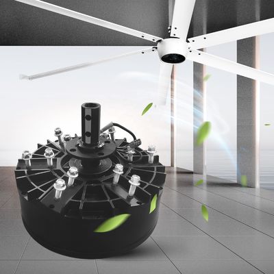 강력한 220V / 380V 1500w 인덕션 HVLS BLDC 팬 모터 16ft 18ft 빅 풍 작업실