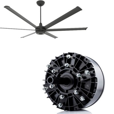 고속 400W 3단계 220V 산업 브러시리스 DC HVLS 천장 냉각 Bldc 팬 모터