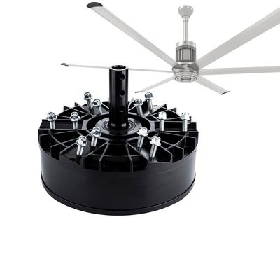 24ft Hvls 산업 천장 팬 모터 완전 폐쇄 팬 냉각 500-1500W 알루미늄 블레이드