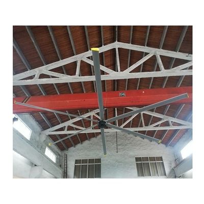 800m3/h 공기 부피 1.5kw AC 단일 단계 냉각 팬 모터 산업 천장 팬